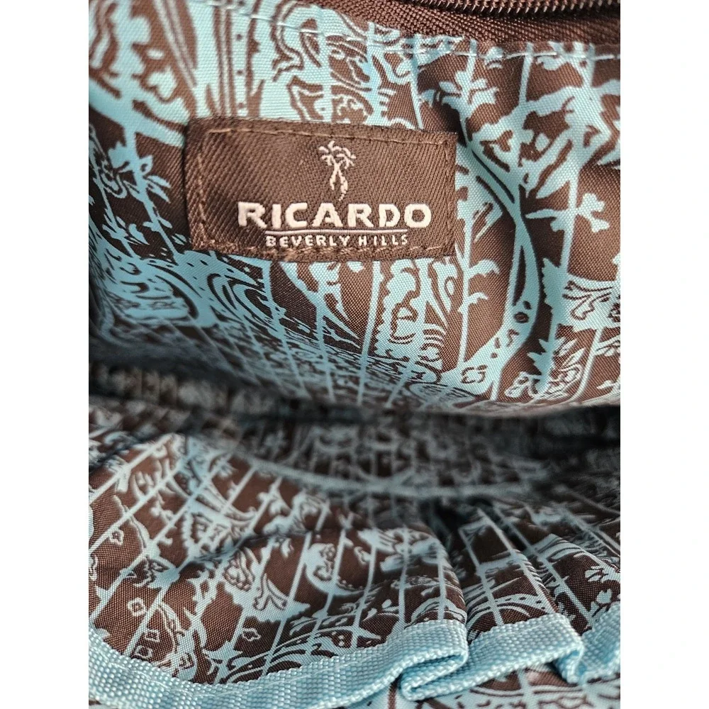 Ricardo Beverly Hills Laptop Carry On Bag Black‎ Nylon EUC